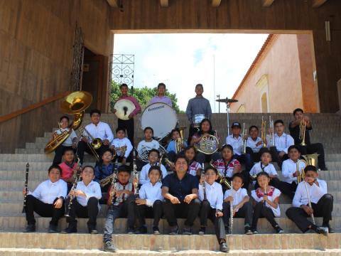 Semillero Creativo de Banda infantil y juvenil comunitaria de Teotitlán del Valle